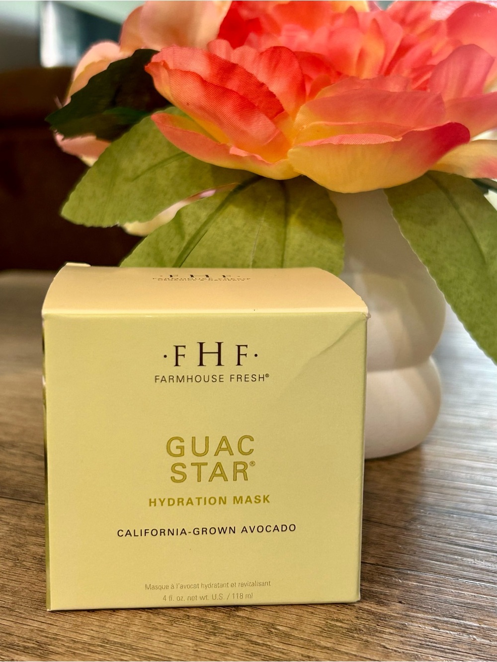 NWT FarmHouse Fresh Guac Star Hydration Mask — Pale Green